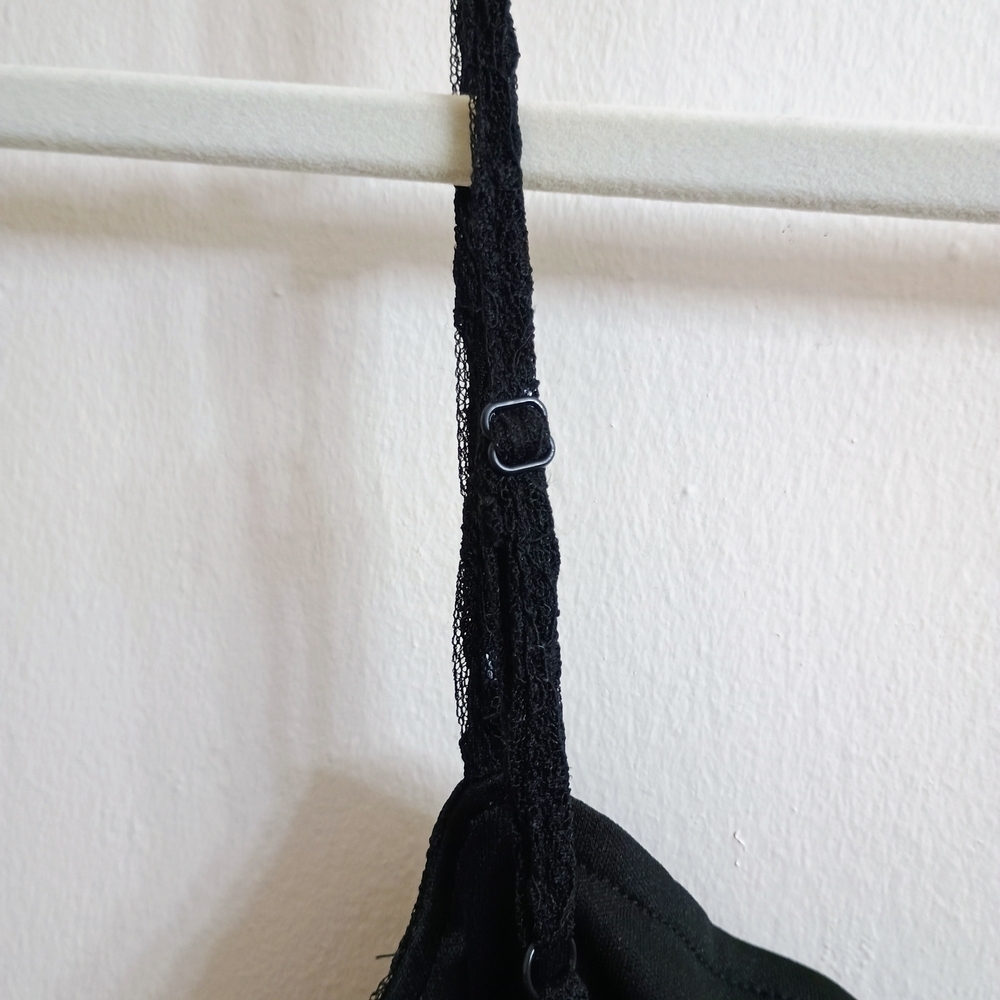 True. Black Midi Lace Dress - Picture 6 of 8